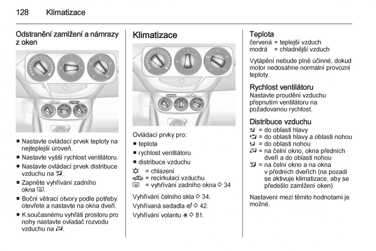 Opel Corsa E navod k obsludze / page 130