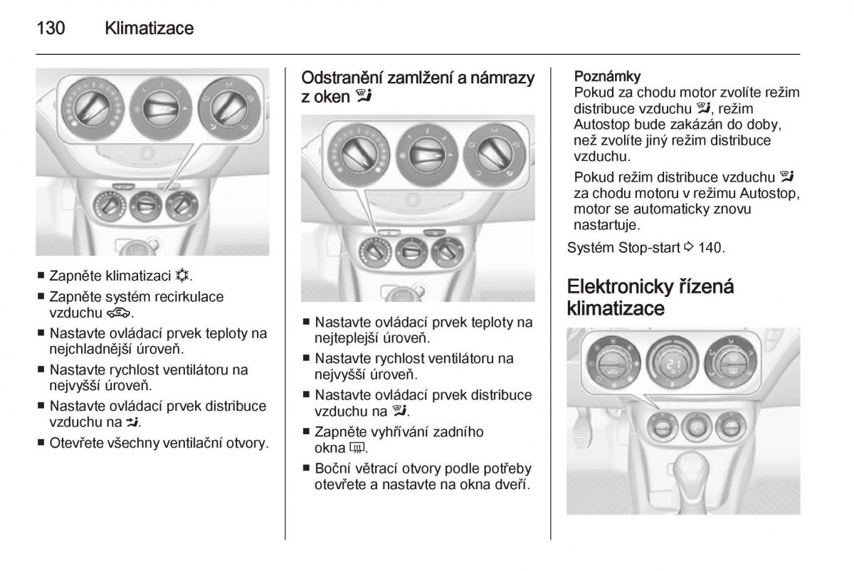 Opel Corsa E navod k obsludze / page 132