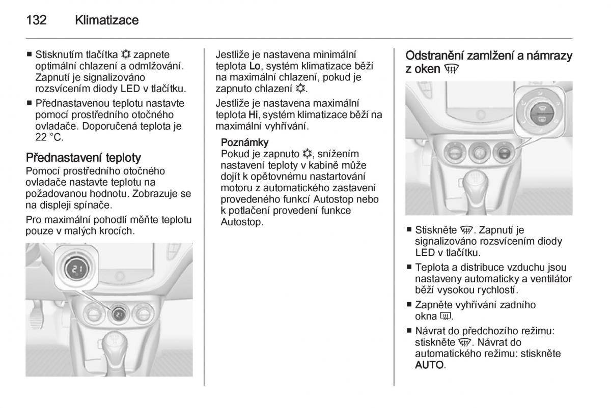 Opel Corsa E navod k obsludze / page 134