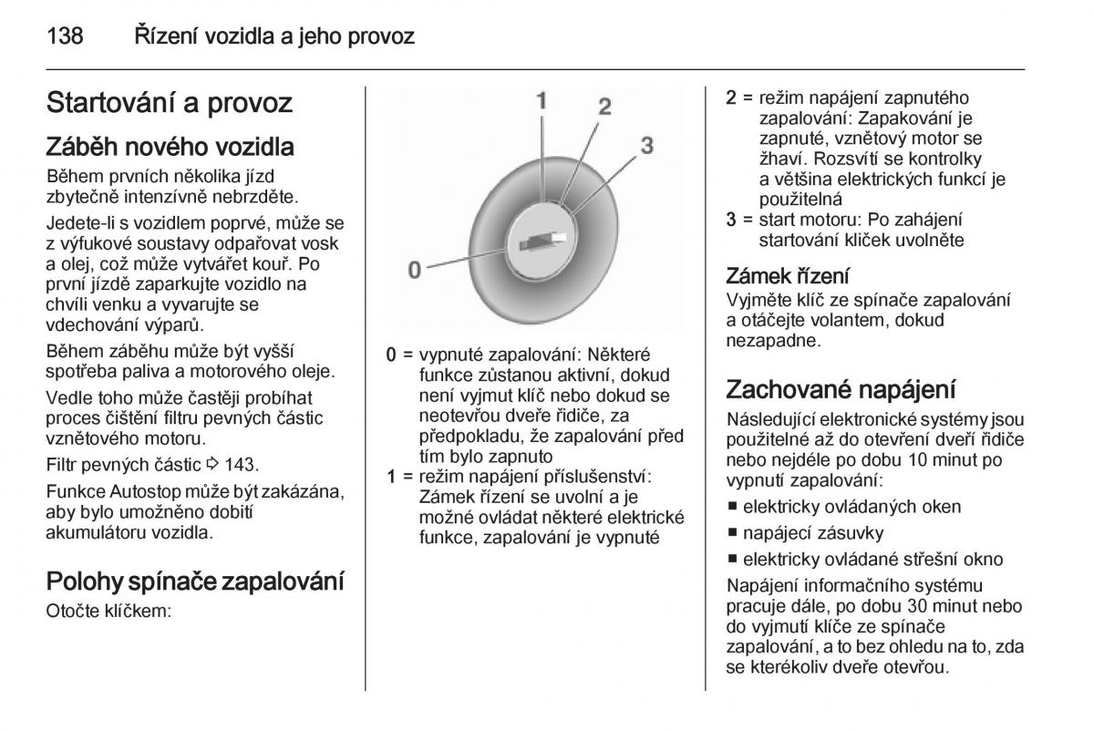 Opel Corsa E navod k obsludze / page 140