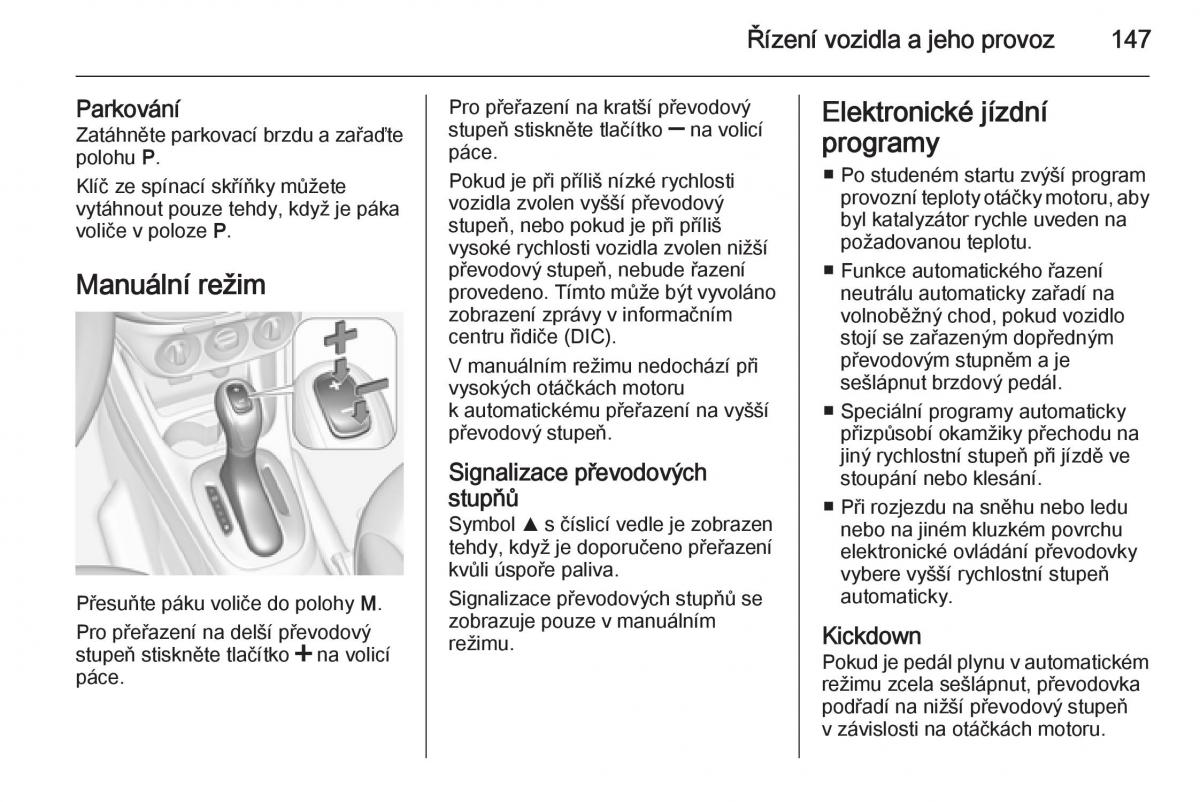 Opel Corsa E navod k obsludze / page 149