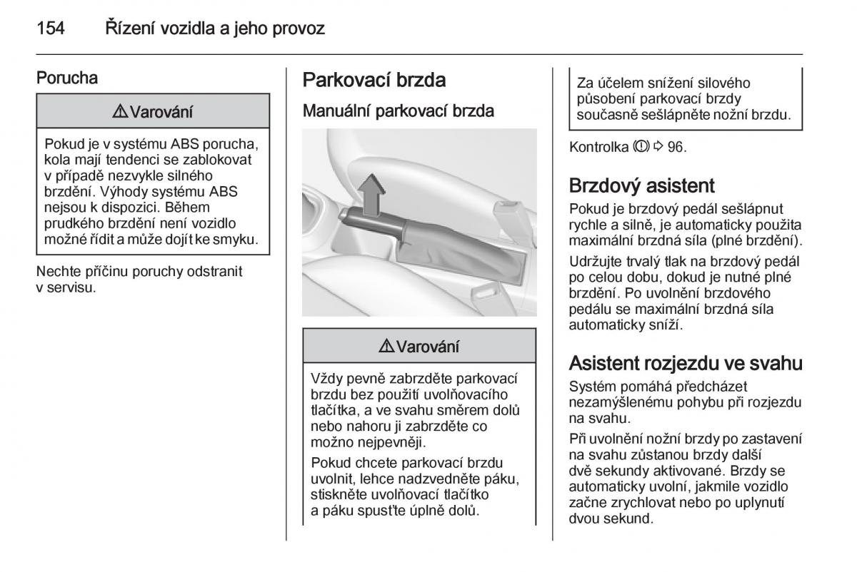 Opel Corsa E navod k obsludze / page 156