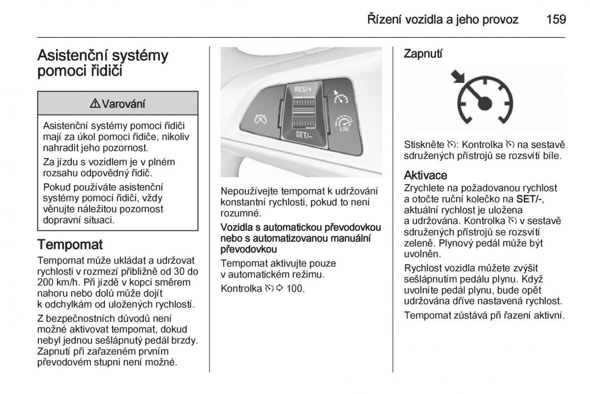 Opel Corsa E navod k obsludze / page 161