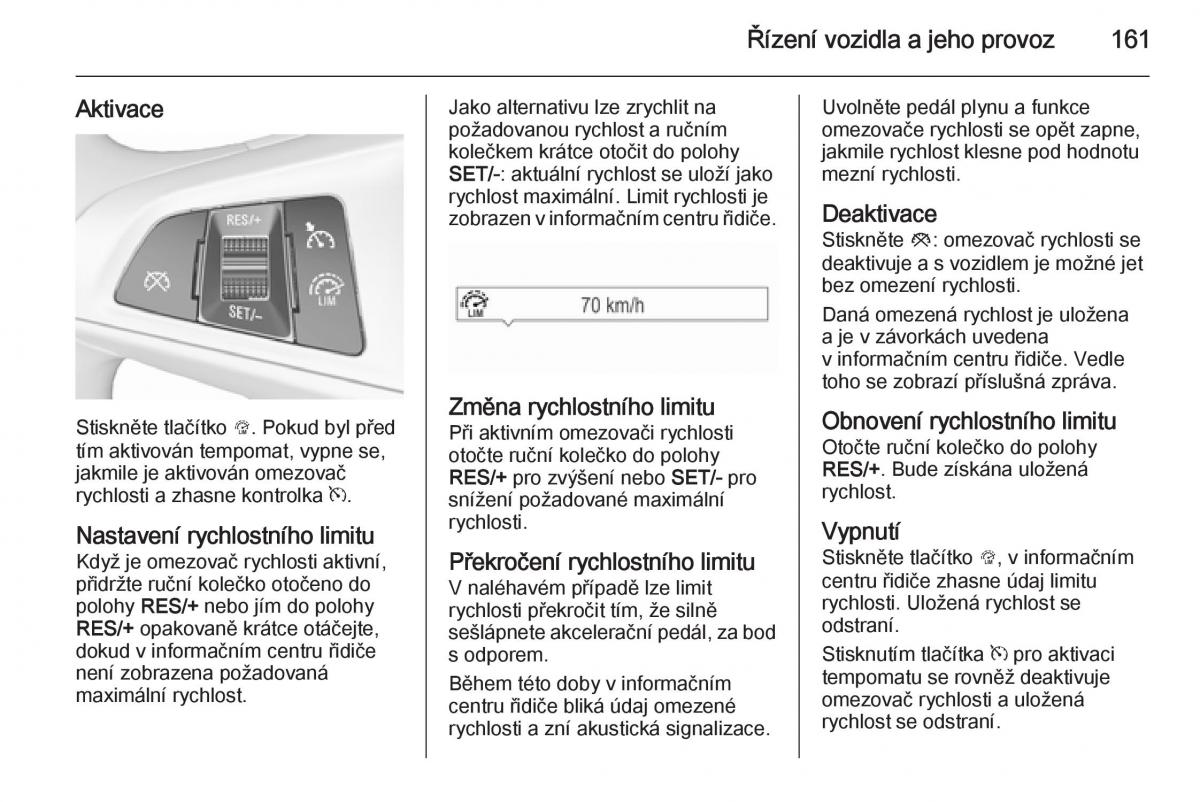 Opel Corsa E navod k obsludze / page 163