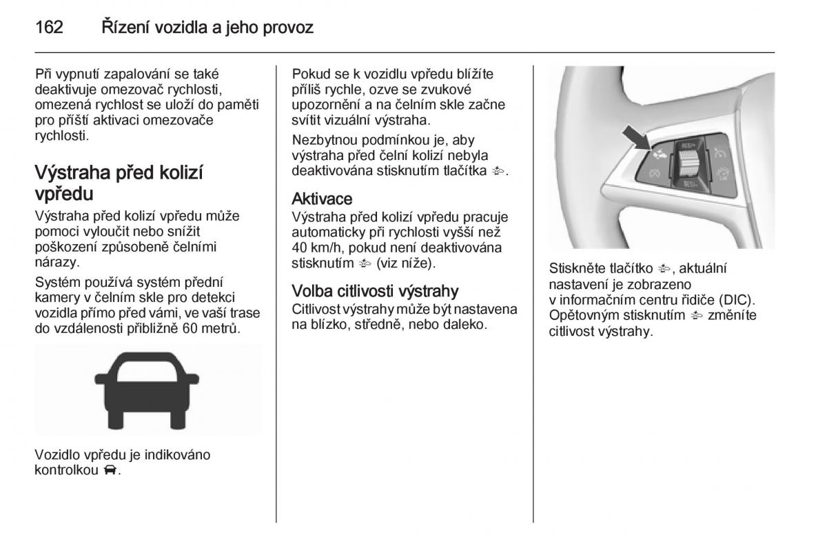 Opel Corsa E navod k obsludze / page 164