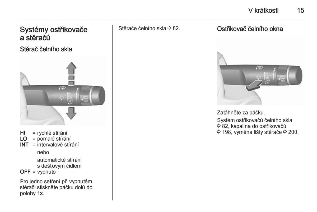 Opel Corsa E navod k obsludze / page 17