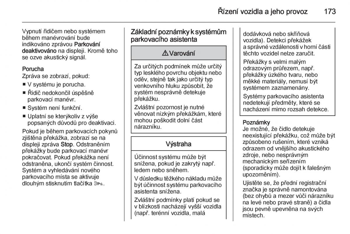 Opel Corsa E navod k obsludze / page 175