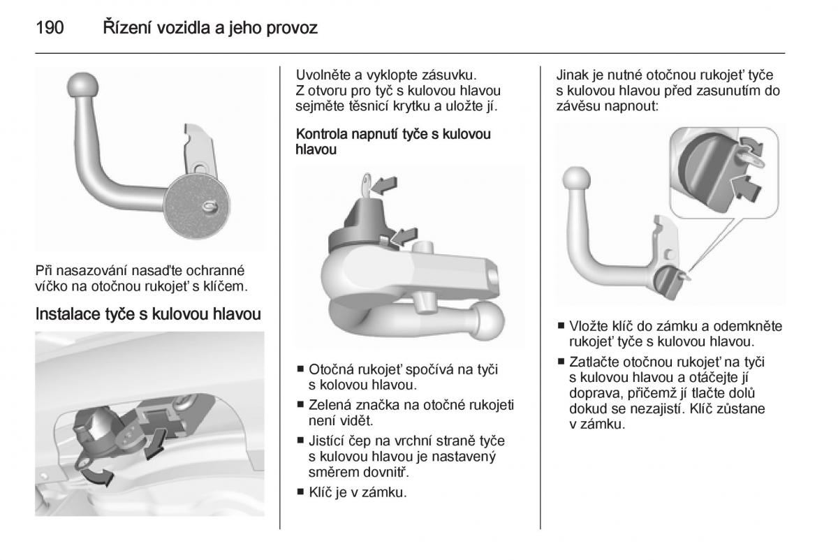 Opel Corsa E navod k obsludze / page 192