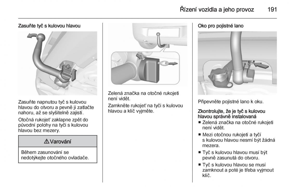 Opel Corsa E navod k obsludze / page 193