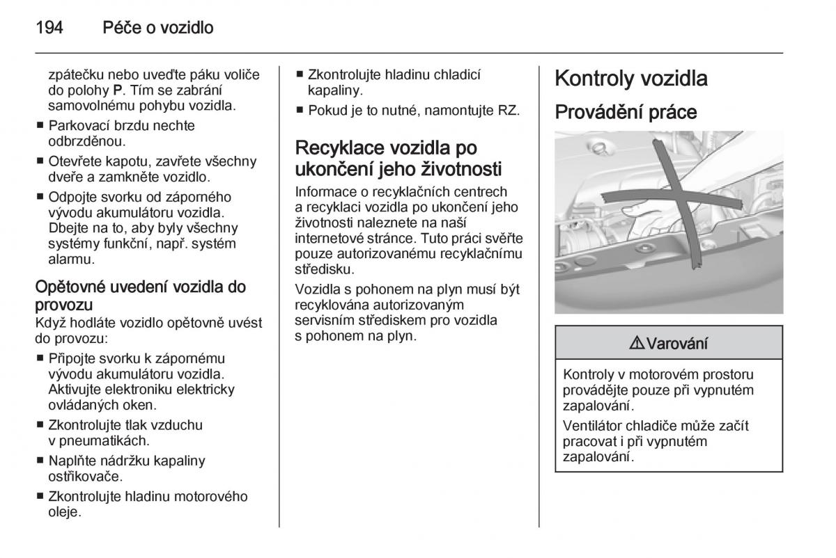 Opel Corsa E navod k obsludze / page 196