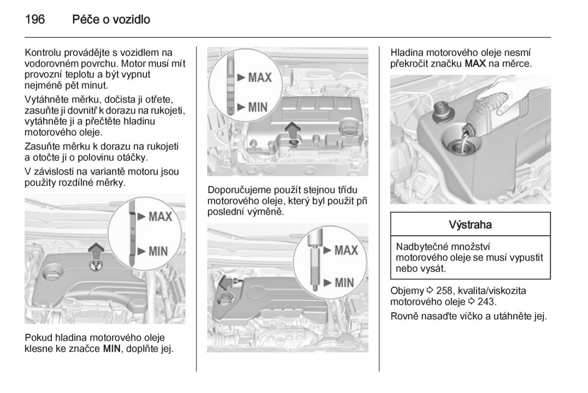 Opel Corsa E navod k obsludze / page 198