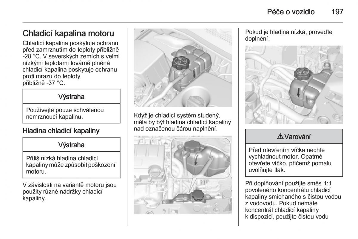 Opel Corsa E navod k obsludze / page 199