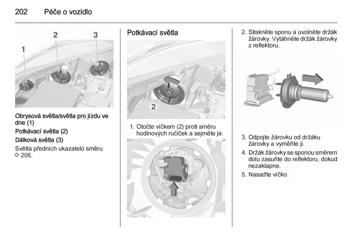 Opel Corsa E navod k obsludze / page 204