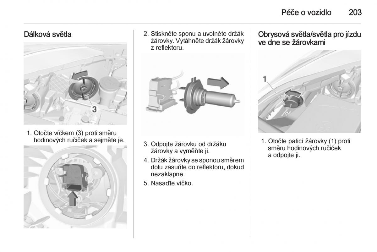 Opel Corsa E navod k obsludze / page 205