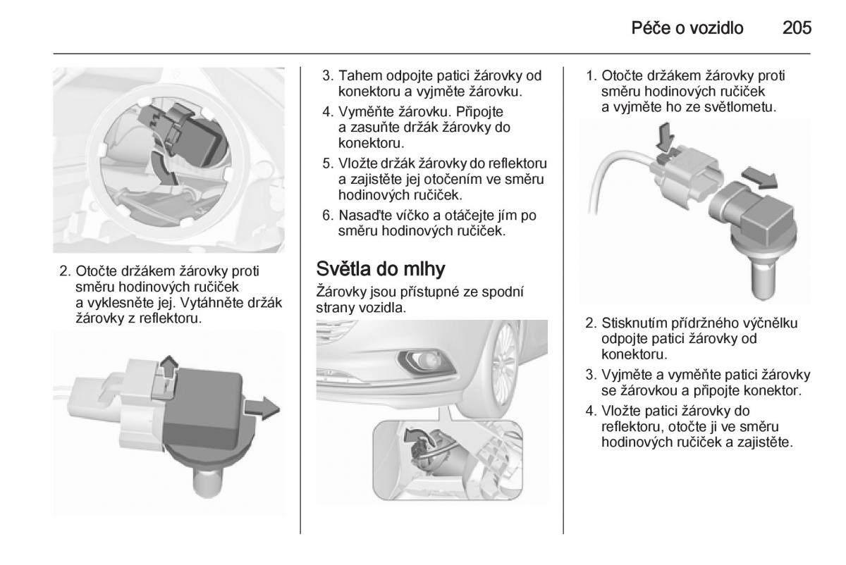 Opel Corsa E navod k obsludze / page 207