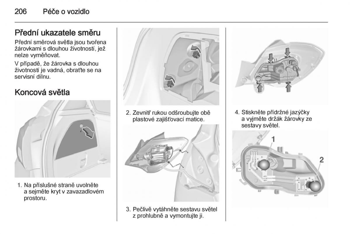 Opel Corsa E navod k obsludze / page 208