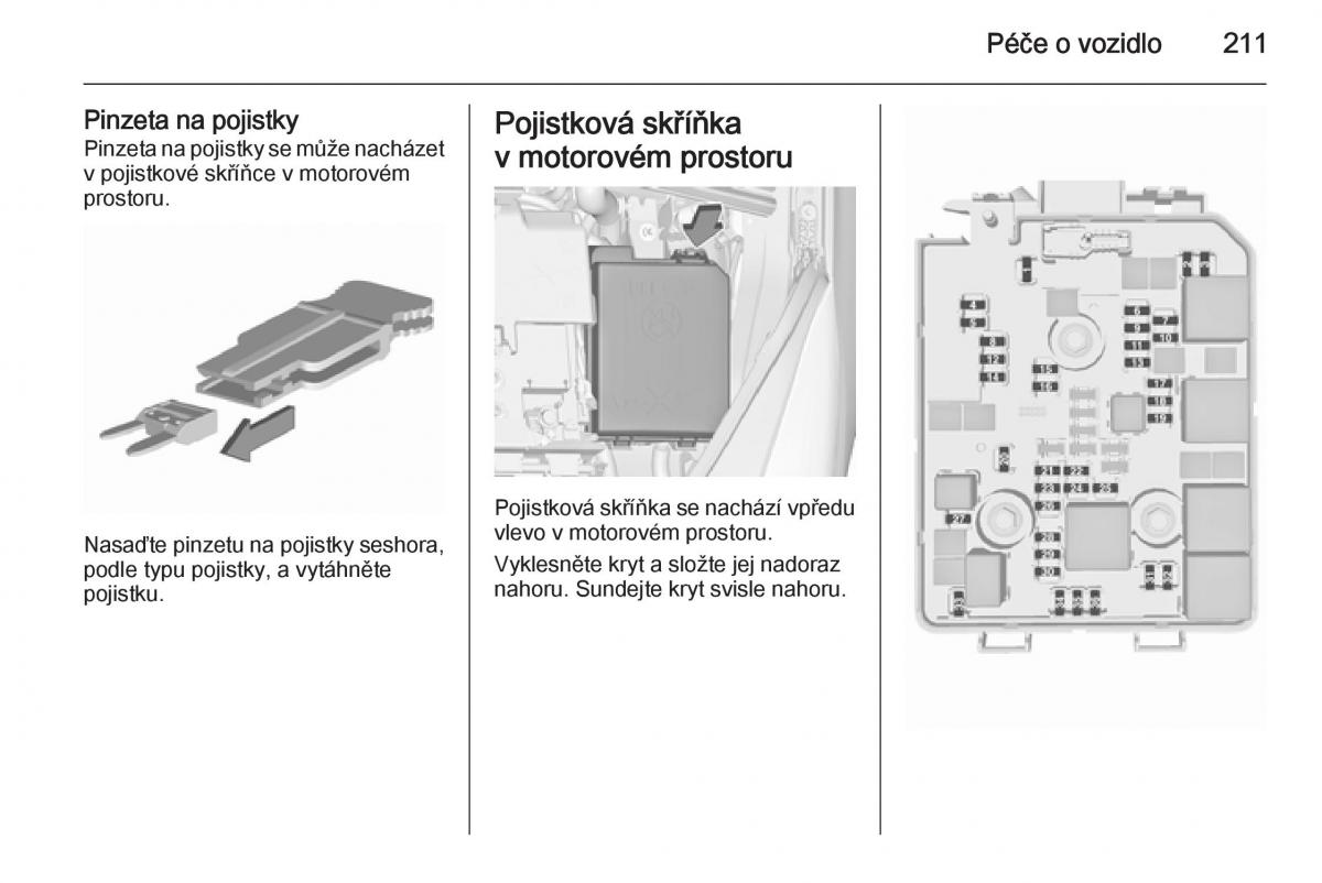 Opel Corsa E navod k obsludze / page 213