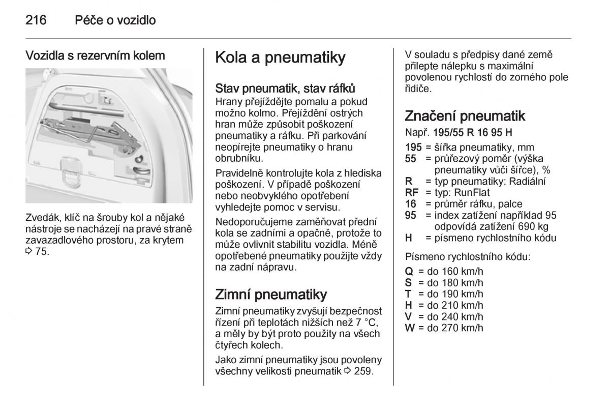 Opel Corsa E navod k obsludze / page 218