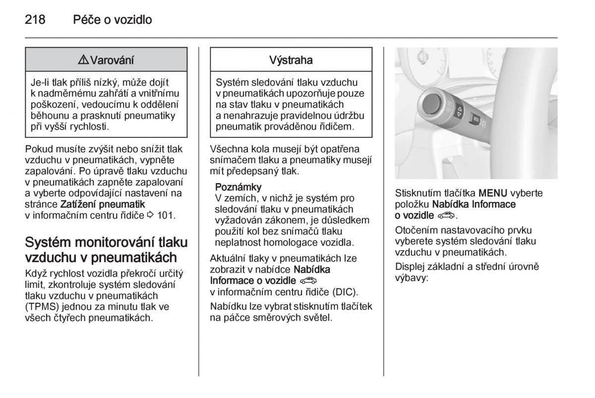 Opel Corsa E navod k obsludze / page 220