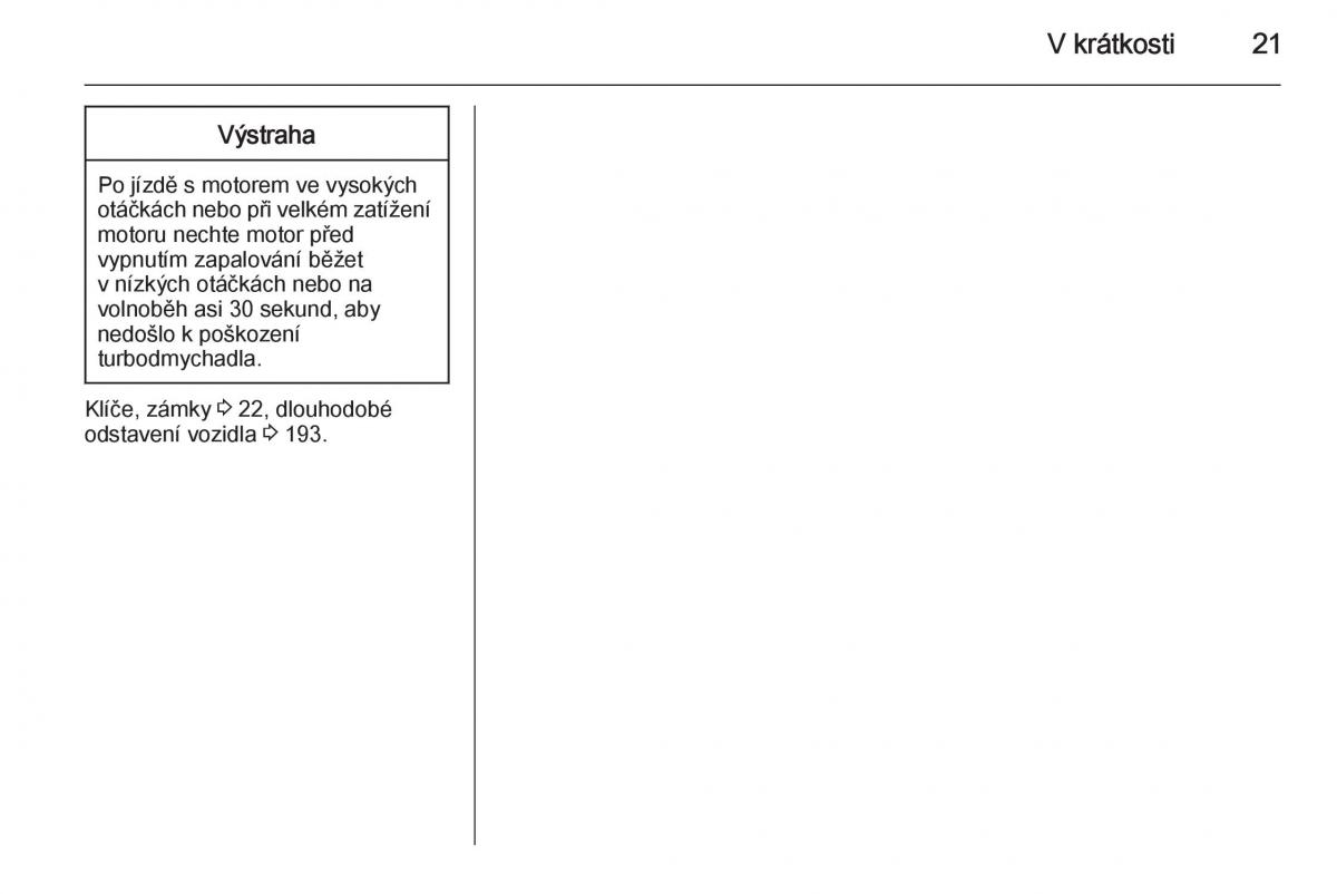 Opel Corsa E navod k obsludze / page 23