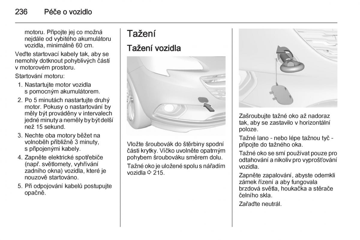 Opel Corsa E navod k obsludze / page 238