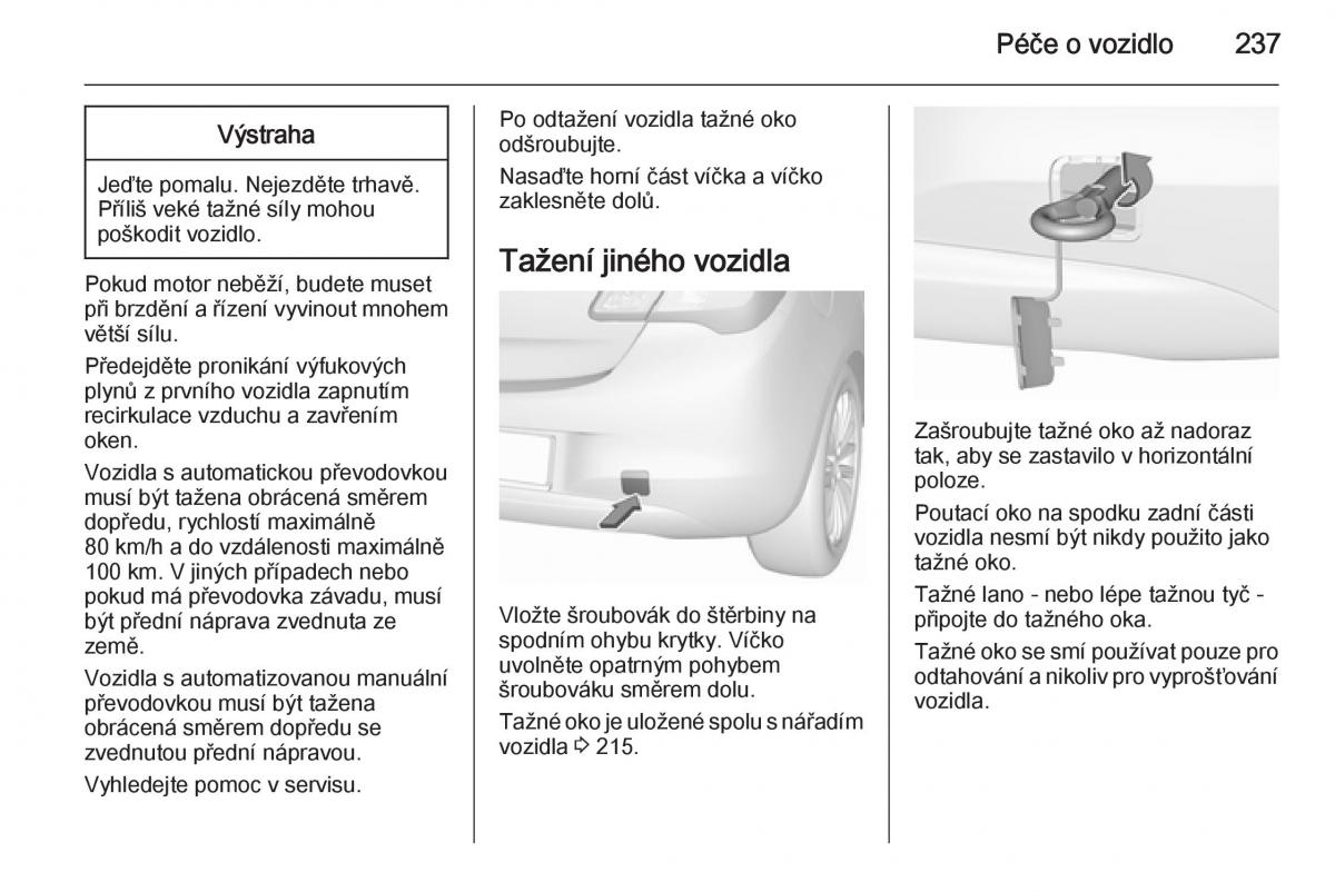 Opel Corsa E navod k obsludze / page 239