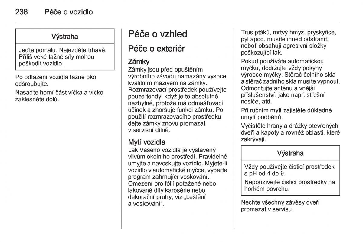 Opel Corsa E navod k obsludze / page 240