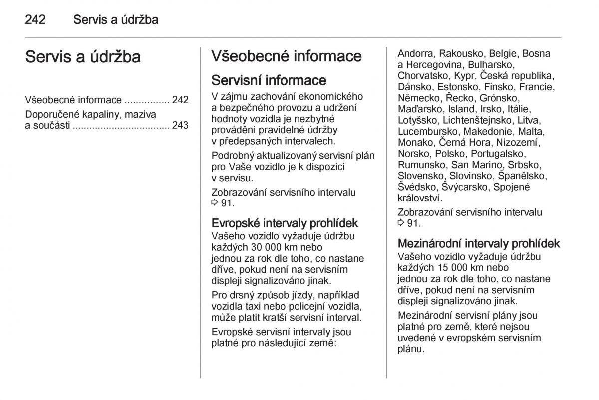 Opel Corsa E navod k obsludze / page 244