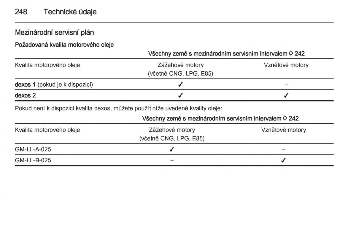 Opel Corsa E navod k obsludze / page 250