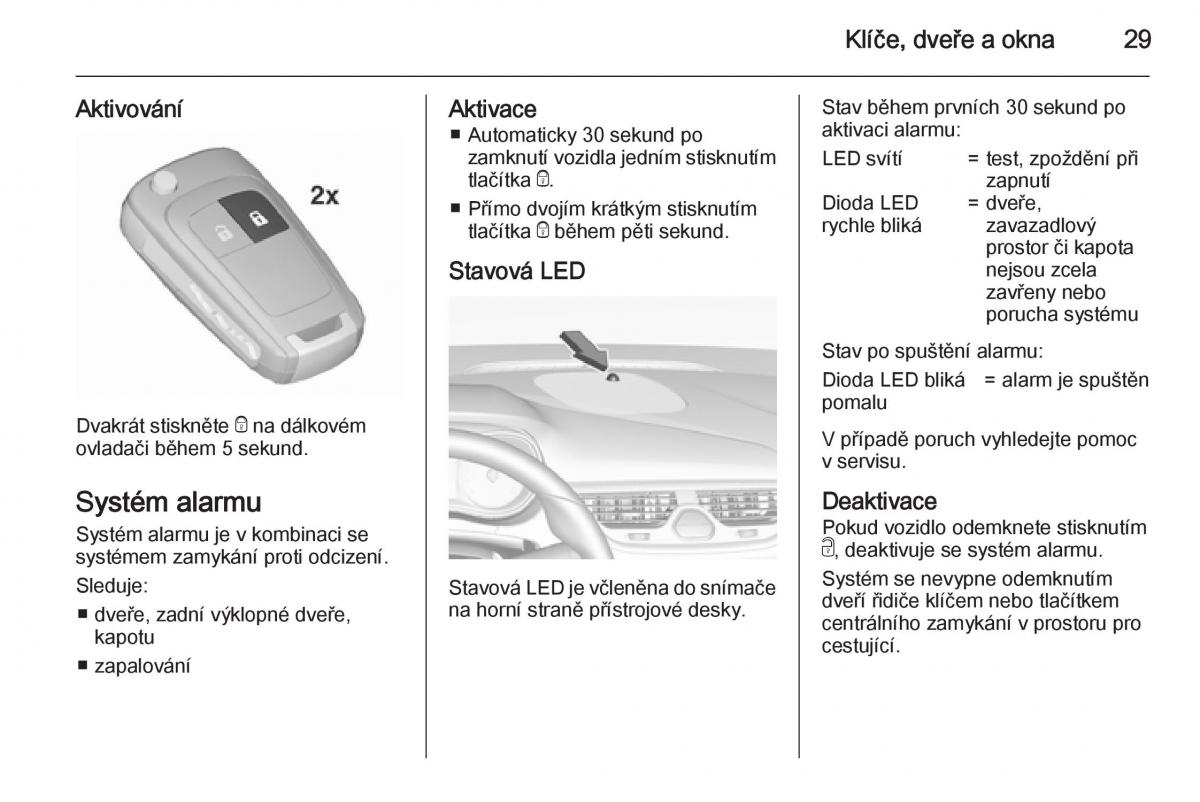 Opel Corsa E navod k obsludze / page 31