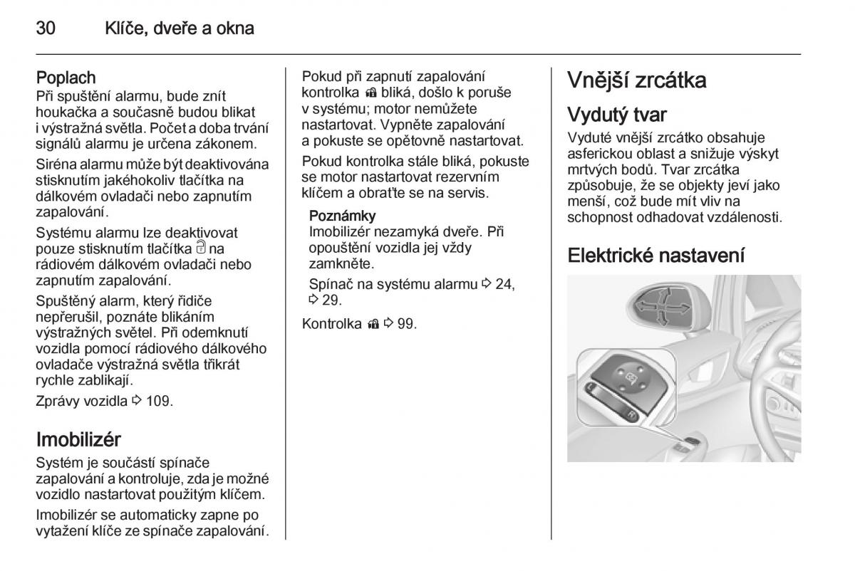 Opel Corsa E navod k obsludze / page 32