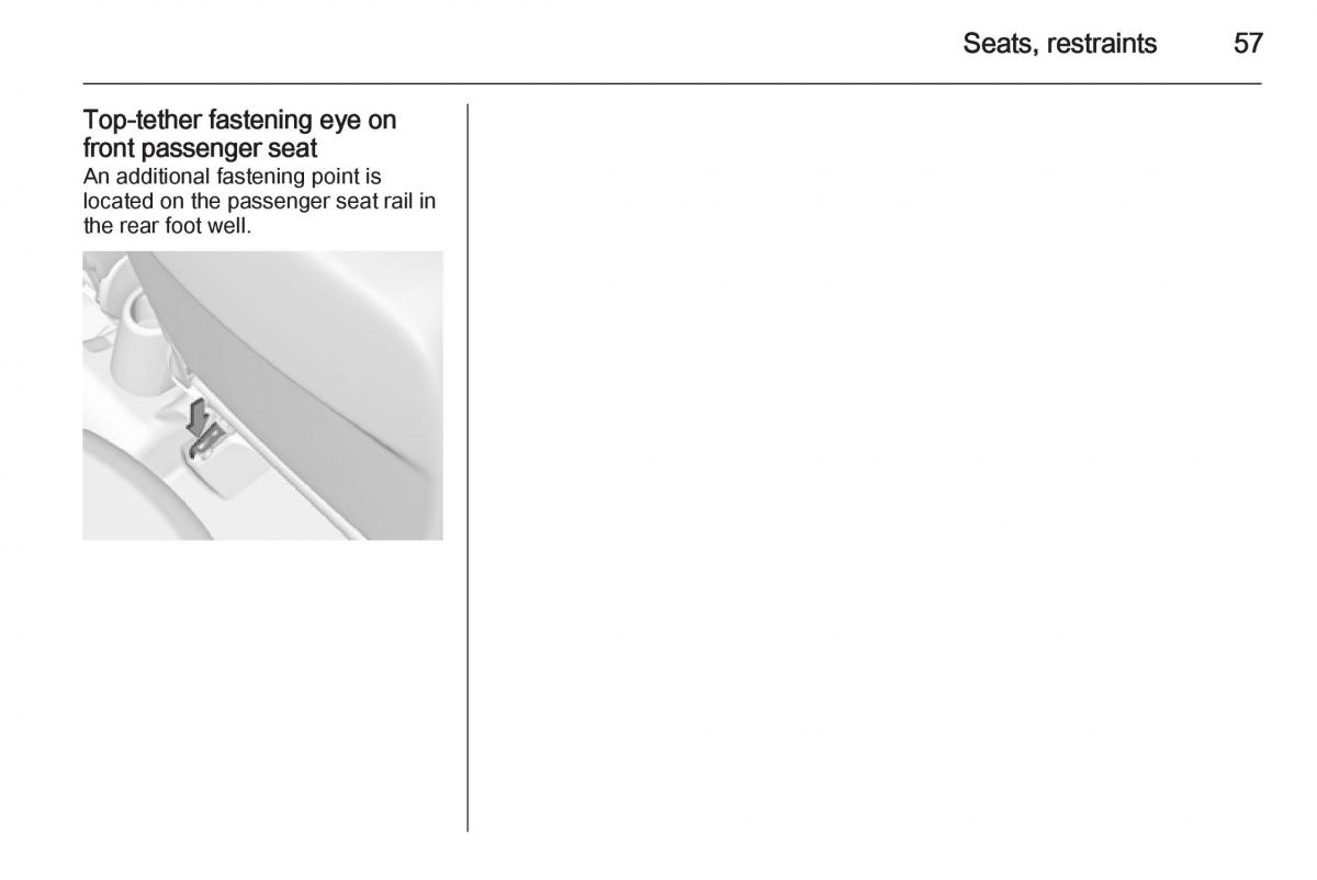 Opel Corsa E owners manual / page 59