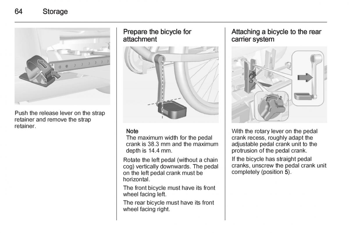 Opel Corsa E owners manual / page 66