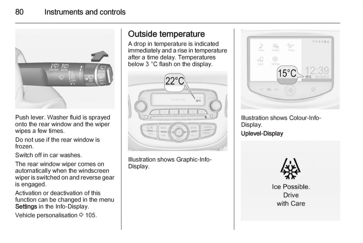 Opel Corsa E owners manual / page 82