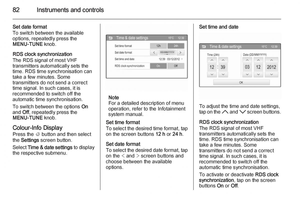 Opel Corsa E owners manual / page 84