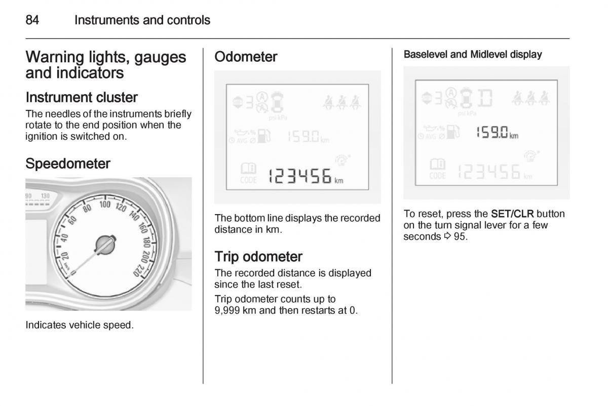 Opel Corsa E owners manual / page 86