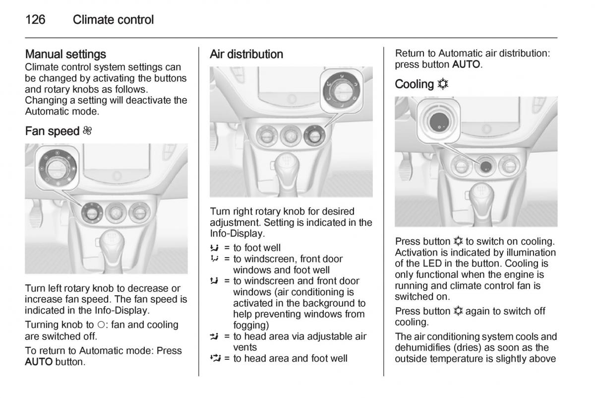 Opel Corsa E owners manual / page 128