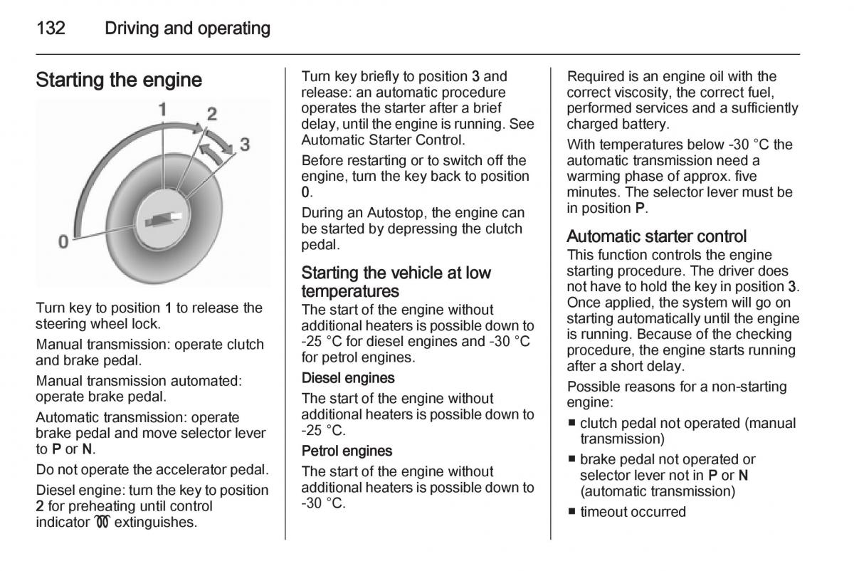 Opel Corsa E owners manual / page 134