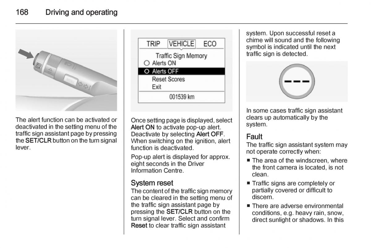 Opel Corsa E owners manual / page 170