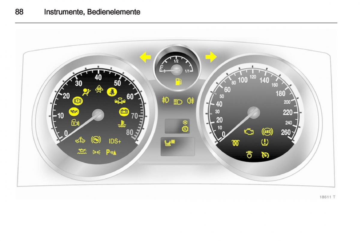 Opel Zafira B Handbuch / page 90