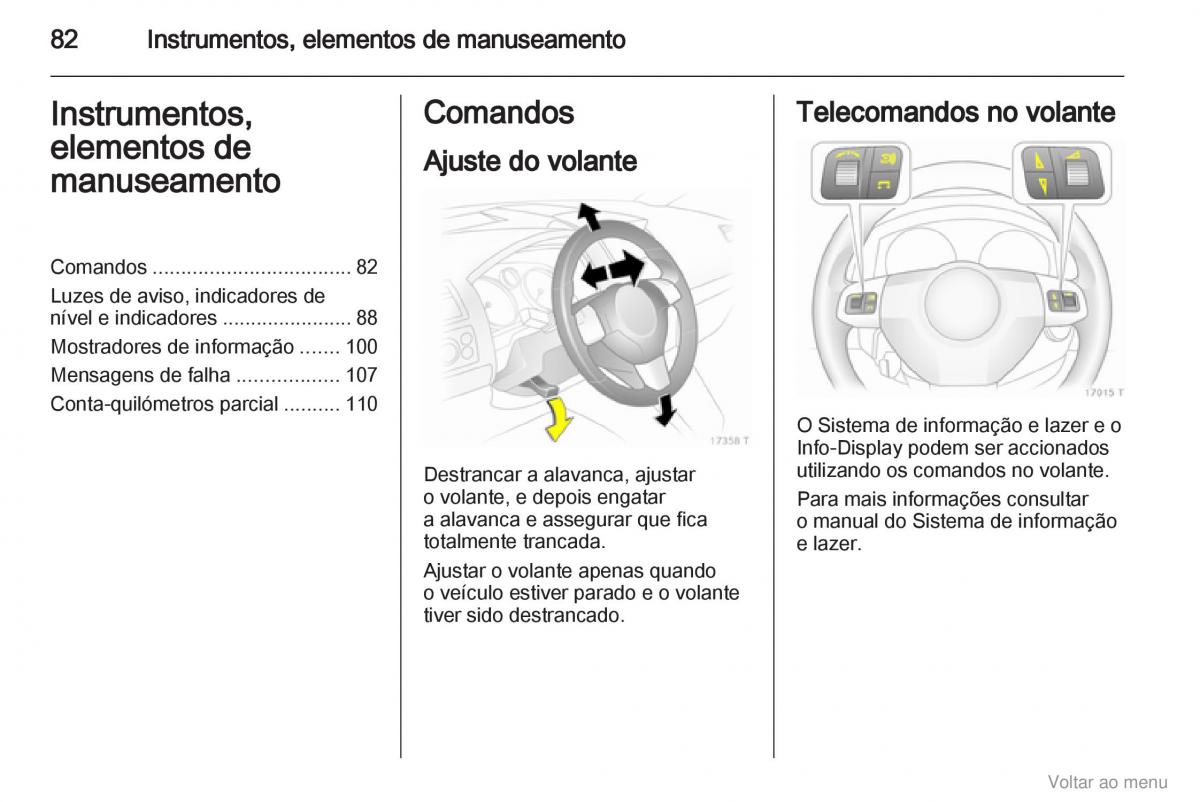 Opel Zafira B manual del propietario / page 83