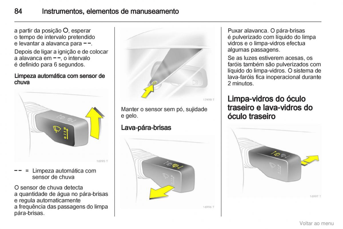 Opel Zafira B manual del propietario / page 85