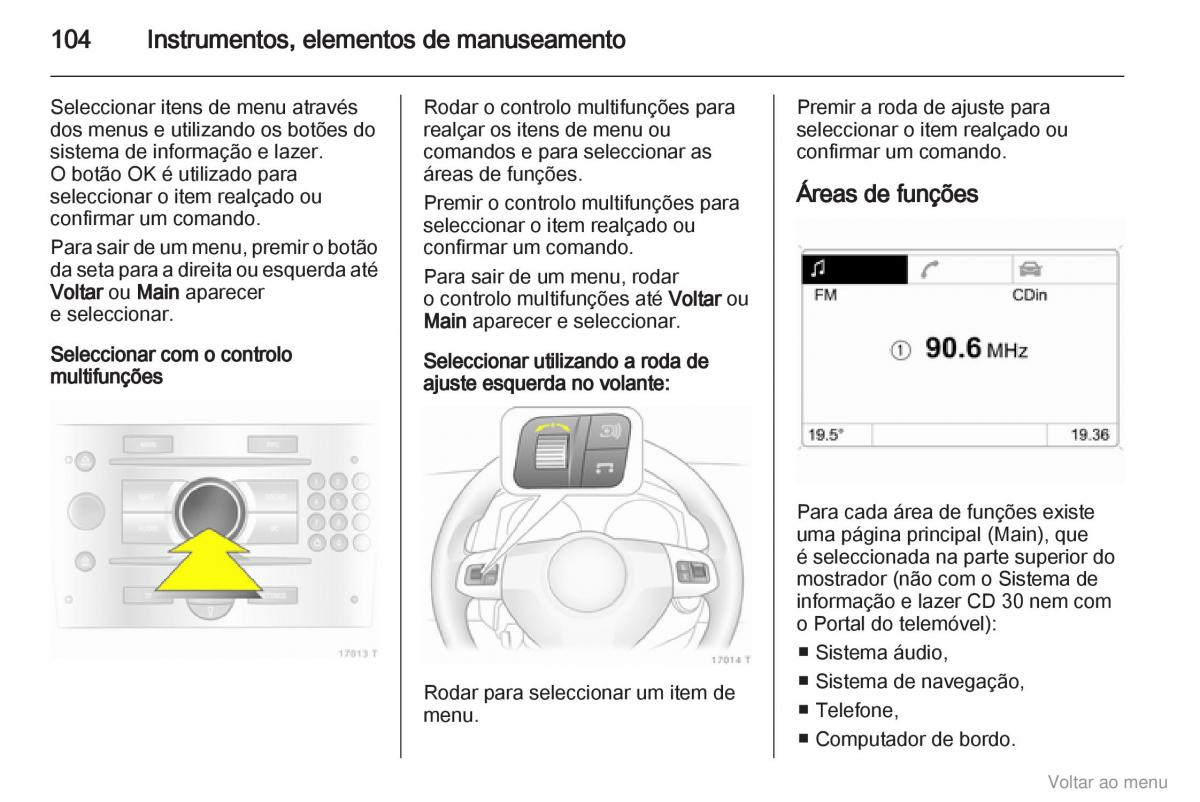 Opel Zafira B manual del propietario / page 105