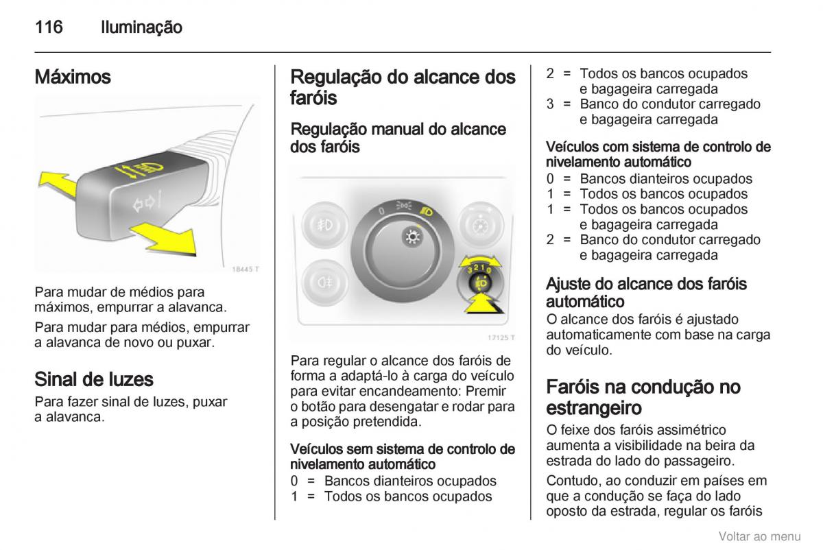 Opel Zafira B manual del propietario / page 117