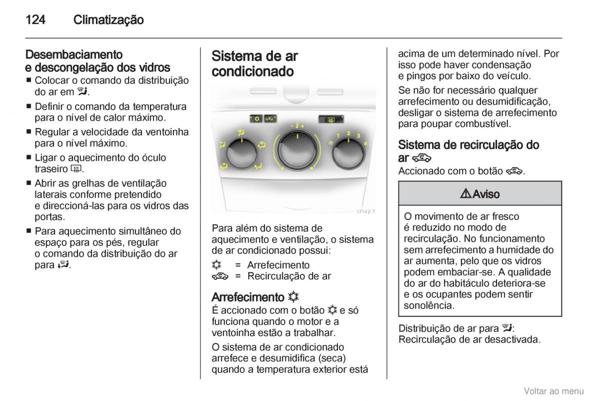 Opel Zafira B manual del propietario / page 125