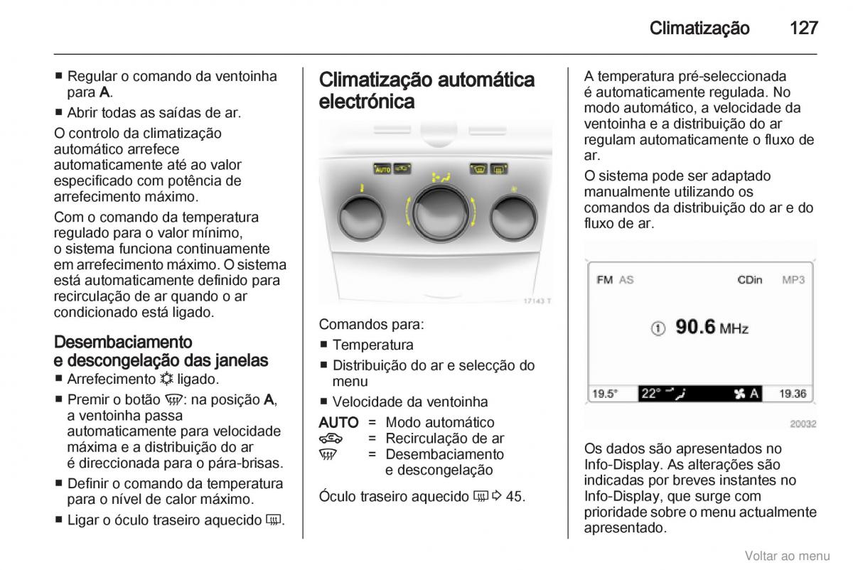 Opel Zafira B manual del propietario / page 128