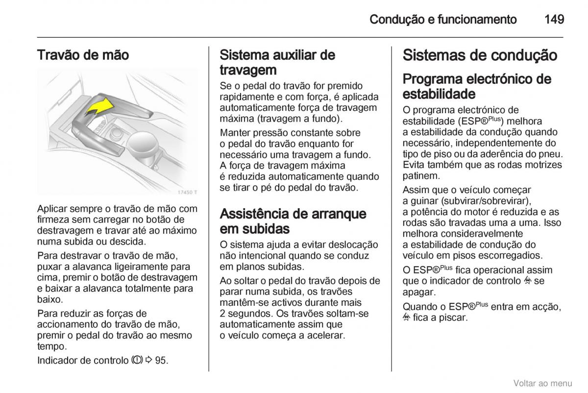 Opel Zafira B manual del propietario / page 150