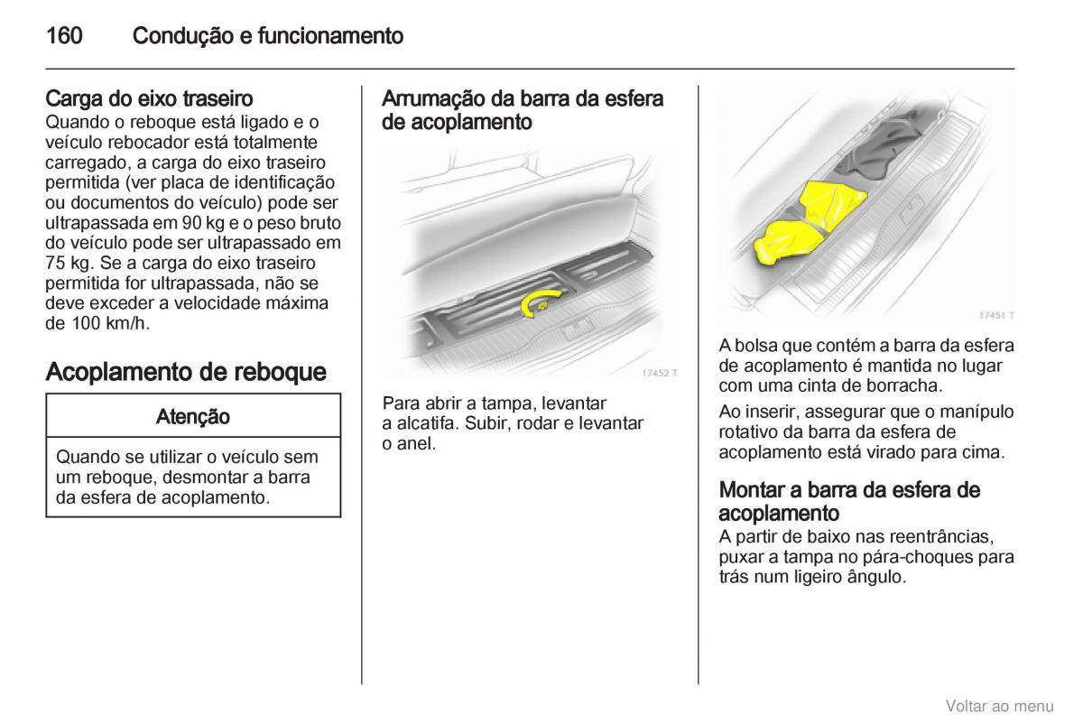 Opel Zafira B manual del propietario / page 161