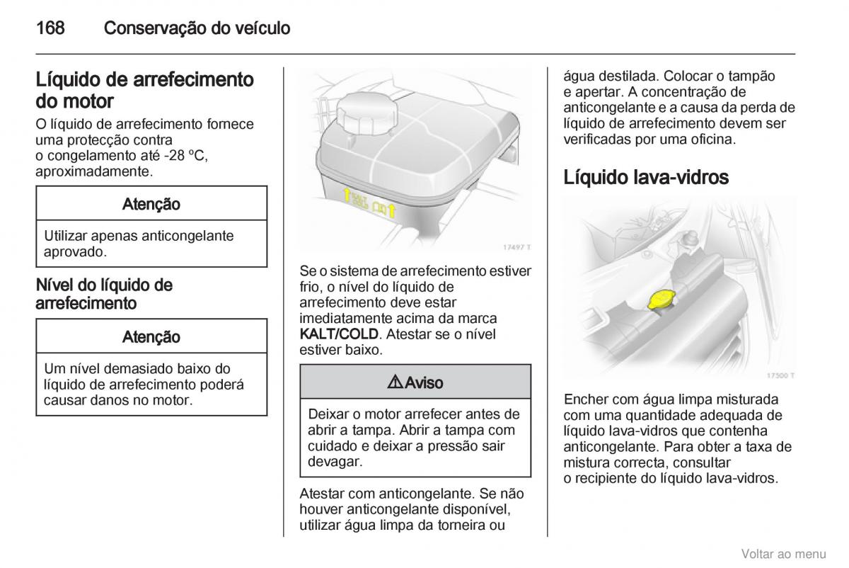 Opel Zafira B manual del propietario / page 169