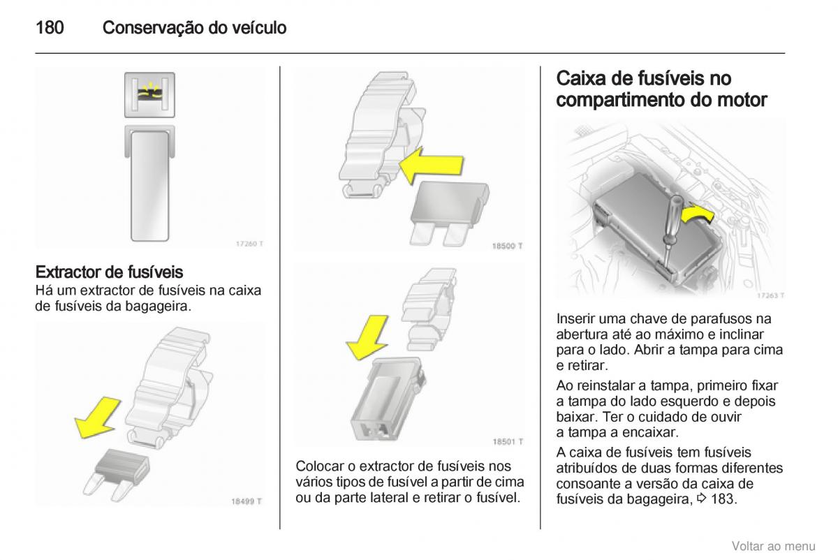 Opel Zafira B manual del propietario / page 181